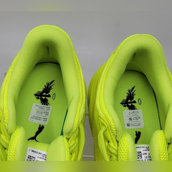 Puma Court Rider 1 LaMelo Ball Basketball Shoes Yellow 376512‑01 Men Size 8 New - Picture 10 of 10
